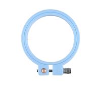 MRKU Kit de Broderie au Point de Croix avec Support pour Tambour à Broder soi-même, Mini-Ensemble, Cadre Rond, Ovale et carré en Plastique, Anneau pour Machine à Broder, Boucle pour Main