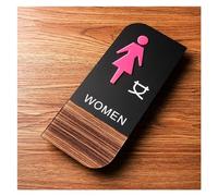 MRKU Panneau de Toilettes, Panneaux de Toilettes, Centre Commercial, Bureau, signalétique de Rappel, Plaque de Porte, indicateur de Rappel.