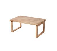 MRKU Petite Table Basse Pliante, Table à thé rectangulaire multifonctionnelle en Bois, idéale pour Le Salon et Le Rangement. Gain de Place Une Fois pliée.