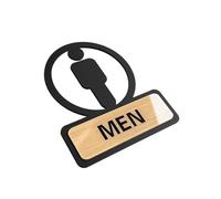 MRKU Signalétique pour Toilettes Hommes et Femmes, Panneaux d'instructions pour salles de Bain, Toilettes de Restaurants et d'hôtels, Autocollants de Conseils Pratiques