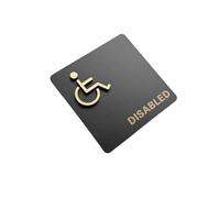 MRKU Signalétique pour Toilettes Hommes et Femmes, Portes de Toilettes publiques, Panneaux de Rappel pour hôtels, sanitaires créatifs