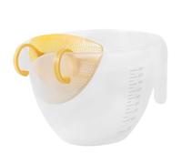 MRKU Tasse à mesurer avec Fouet à œufs - Entonnoir de 1000 ML avec doseur - Outil de pâtisserie et de Cuisine Baffle Design