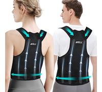 MRLI Posture Correcteur Dos Femme Homme: Ceinture Dorsale Maintien du Dos Droit - Redresse Dos Soutien Lombaire Confortable Respirant et Réglable (XL)