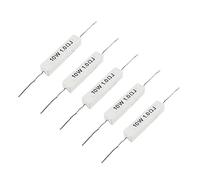 MRNHA 1.0 Ohm 10W Resistances de ciment a enroule en ceramique 5 Pieces