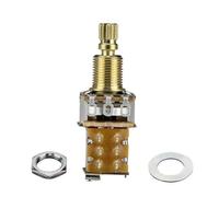 MRNHA 1 PièCes PotentiomèTre Push/Push pour Guitare à Arbre Court PotentiomèTre Push Push pour Guitare éLectrique Pot A500K pour PièCes de Guitare Basse