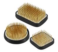 MRNHA 3 Pièces Grenouilles de Fleurs D'Ikebana Japonaises pour Composition Florale, Kit Kenzan JP Fournitures D'Accessoires pour Composition Florale