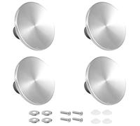 MRNHA 4 Ensembles Bouton de Four Hollandais Bouton de Remplacement en Acier Inoxydable PoignéE de Couvercle de Pot pour, Aldi, Lodge Four Hollandais éMaillé