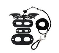MRNHA Ensemble Harnais et Laisse pour Lézard, Harnais de Poitrine en Cuir pour Animal de Compagnie Grimpant, Corde de Traction pour Écureuil, Argent
