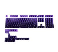 MRNHA Gradient Double Coup Violet PBT Keycap Backlit Keycap 130 Key Full Keycaps Set pour Clavier Mécanique