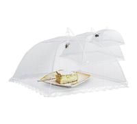 MRNHA Housse Anti-Mouches, Protection Contre Les Insectes, Housse Contre Les Mouches et Les Mouches des Fruits pour Gâteaux, Corbeille à Fruits, Garden Lot de 3