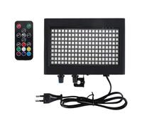 MRNHA Lampe Flash Stroboscopique À 180 LEDs Stroboscope De Contrôle Sonore À Distance Portable 35W RGB Vitesse RÉGlable pour Club De FÊTe De Bar De Disco De ScÈNe (Prise EuropÉEnne)