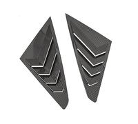 MRNHA Persiennes de FenêTre LatéRale ArrièRe, Stores à Persiennes à éCope pour Accessoires ExtéRieurs de Voiture MG 5 MG5 2021, Style en Fiber de