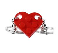 MRNHA Porte-CléS en Forme de CœUr Assorti B-Brick pour, Petite Amie, Cadeaux pour Amis de la Saint-Valentin