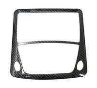 MRNHA pour Navara NP300 2016-2021 Voiture en Fiber de Interrupteur de Lecture LumièRe Lampe Cadre Couverture Garniture Autocollant Accessoires