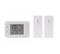 MRNHA Thermomètre sans pour Congélateur Intérieur et Extérieur, Capteur de Température avec Alarme Sonore, Jauge de Température pour Cuisine