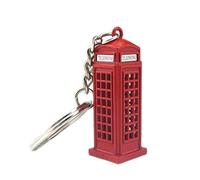 MRNHA Vintage cabine telephonique britannique Miniature London voiture porte-cles porte-cles moule sous pression Keychain cadeau