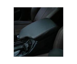 MRNQCB Garniture Couvercle De Boîte D'accoudoir De Console Centrale Pour B&MW F30 F31 Série 3 13-19 2018 Accessoires De Protection En Cuir Boîte d'accoudoir de voiture(Black Black Line,Left Hand-drive