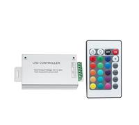 MRNUPLUM DC12V-24V 24 Touches 44 Touches LED de contrôle télécommande Infrarouge Couleur RGB Bande Lumineuse Module variateur 12A 24A(24A,24key)
