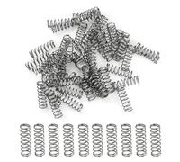 MroMax Diamètre du fil : 0,1 cm, diamètre extérieur : 0,5 cm, longueur libre : 1,5 cm, ressort compressé étendu 50 pièces.