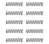 MroMax Diamètre du fil : 0,1 cm, diamètre extérieur : 1 cm, longueur libre : 4 cm, ressort compressé prolongé en acier à ressort 10 pièces.