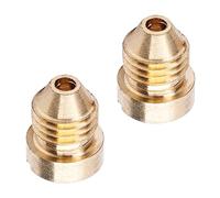 MroMax Embout de buse en laiton universel 1,1 mm 2pcs 1.4mm jaune