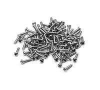 MroMax Lot de 100 vis M2 x 8 mm cruciformes cruciformes en acier inoxydable 304 Gris argenté