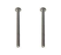 MroMax Lot de 2 vis à tête bombée Phillips M8 x 100 mm en acier inoxydable 304