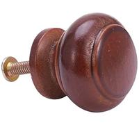 MroMax Lot de 25 boutons ronds en bois de 25 mm de diamètre