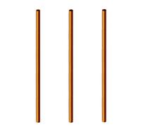MroMax Lot de 3 tubes ronds en cuivre de 50 cm de long, 2 mm x 3 mm x 500 mm de long, pour projets de bricolage, modélisme, conduction électrique