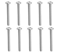 MroMax Lot de 30 vis M3 x 30 mm cruciformes cruciformes à tête ronde en acier inoxydable 304