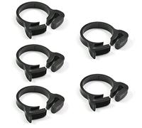 MroMax Lot de 5 colliers de serrage à cliquet en nylon à double prise réglable 28,2 mm-31,1 mm Noir