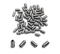 MroMax Lot de 50 vis sans tête M3 x 6 mm en acier inoxydable 304