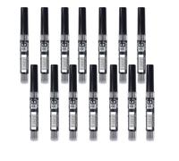 MROOFUL Lot de 14 tubes de 1,3 mm de rechange pour crayon mécanique HB, 14 tubes contenant 12 mines chacun, 1,3 mm