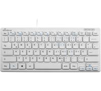Mros113 Clavier Qwertz Avec Câble Blanc