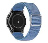 MroTech 22mm Bracelet Compatible avec Gear S3 Frontier/Samsung Galaxy Watch 3 45mm/Galaxy Watch 46mm Bracelet de Remplacement pour Huawei Watch GT/GT 2 46 mm/GT 2e/GT2 Pro/3/3 Pro Bande-Tissé Bleu