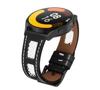 MroTech 22mm Bracelet Compatible avec Samsung Galaxy Watch 46mm SM-R800/Galaxy Watch3 45mm/ Gear S3 Frontier Bracelet Cuir Mince étroit Respirable Bande pour Huawei Watch 46mm GT2/GT3/GT4 Pro,Noir