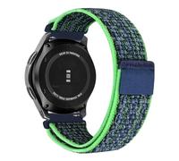 MroTech 22mm Bracelet Galaxy Watch 3 45mm Compatible avec Samsung Gear S3 Frontier/Galaxy Watch 46mm SM-R800 Bracelet Velcro Tressé Nylon remplacement pour Huawei Watch GT 2/GT3/GT4 46 mm Bande,Vert