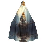 MROWYC Adorable petite perche Imprimée Capes - Costumes d'Halloween Carnaval Cosplay Capes Transformer en Party Focus