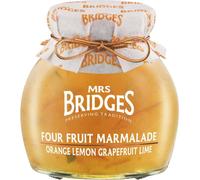 Mrs. Bridges Four Fruit Marmalade Orange Lemon Pamplemousse Citron vert 340g