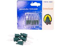 MRS CHRISTMAS 3 Push In Clear Replacement Spare Bulbs 12v with 1 Fuse Bulb (SB202)