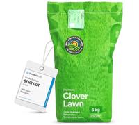 MRS Clover Lawn : Semences de gazon avec micro-trèfle - 5 kg pour 250 m² - Pelouse luxuriante et durable - Résistante à la sécheresse - Peu d’entretien - Idéale pour les zones ombragées