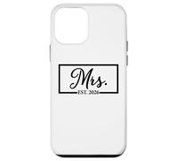 Mrs. Est. 2026 Femme Mari Marié Couple Mariage Mr, Mrs Coque pour iPhone 12 Mini