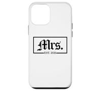 Mrs. Est. 2026 Femme Mari Marié Couple, Mariage Mr Mrs Coque pour iPhone 12 Mini