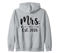 Mrs Est 2026 Just Married Lune de Miel Mr et Mrs Wedding Sweat à Capuche