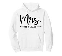 Mrs. Est. 2026 Just Married Promu à Mr and Mrs Matching Sweat à Capuche
