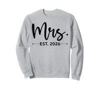 Mrs. Est. 2026 Just Married Promu à Mr and Mrs Matching Sweatshirt
