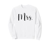 Mrs. Just Married promu à Mr and Mrs Wedding Sweatshirt