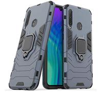 MRSTER Coque pour Huawei P Smart Z, Double Couche Renforcée Défense Antichoc Armure Housse Etui avec 360 Rotation Bague Support pour Huawei P Smart Z. HB Blue