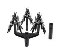 MRSTORY Cultivateur Rotatif Handheld Tull Garden Tool Mélange de Sol sans Fil Durable pour l'herbe ou Le Mélange de Sol en Réensemble Noir 23,5 X 13,5 X 26,5 Cm (Noir)