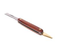 MRSTORY Greffage Greffing Cutter Tool de Taille Pliable Professionnel avec des Lames en Acier Inoxydable et Poignée en Bois pour la Greffe de Greffage et la dans les Activités de (A)